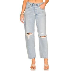 Citizens of Humanity Dylan Rolled Crop Boyfriend Jean in Misfit Sz 25